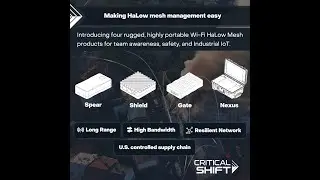 Critical Shift Wi-Fi HaLow Product Teaser