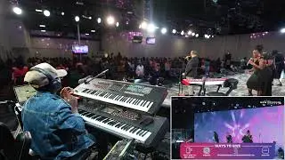 Playing keys for Kurt Carr Live on a Friday Evening @NCACalgary