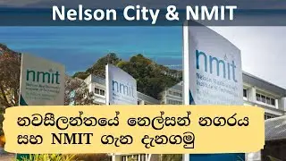 නවසීලන්තයේ නෙල්සන් නගරය සහ NMIT ගැන දැනගමු. Let’s explore Nelson City and NMIT. Sinhala vlog