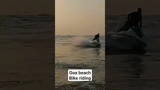 Goa beach bike riding
