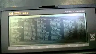 HP 100LX running Windows 1.01 80186 1MB CGA
