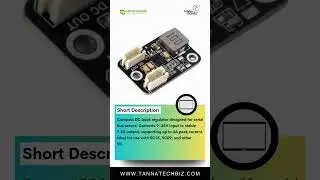 Waveshare Serial Bus Servo DC Buck Adapter | 7.2V Regulator for SC15 & SC09 Servos