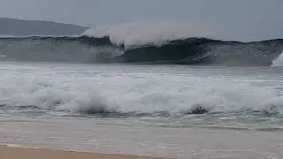 Hawaii North Shore Oahu Big Waves Sunset Beach 12.29.20 4K UHD