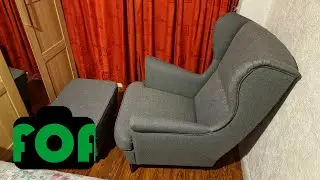 STRANDMON wing chair and footstool from IKEA