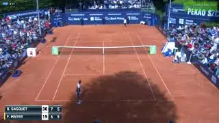 Florian Mayer vs Richard Gasquet Mayer 2 Brilliant Drop Shots In A Row