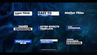 Glitch Lower Thirds - After Effects Template | Free Download