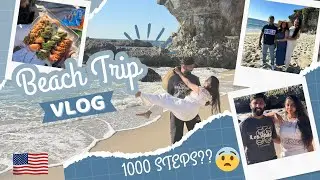 Thousand Steps Beach - Winter in California (ලංකන් couple 🇱🇰🇺🇸)