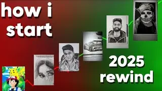 🎨 2025 Drawing Rewind | My Art Journey of 2025 | All Drawings Showcase