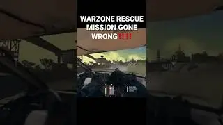 Warzone Rescue Mission GONE WRONG‼️ #shorts