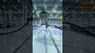 Aircraft Wing Assembly Close-Up (Factory Ambience) #Shorts #aircraftmanufacturing #aviation