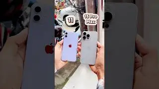 iPhone 11 против iPhone 15 Pro Max || Тест зума камеры! #шорты