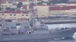 USS John Finn (DDG 113) Outbound - January 19, 2022 - San Diego