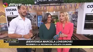 Marcela Lovegrove fue la invitada de lujo a El gran premio de la cocina