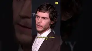 Evan Peters Reacts to Reuniting with &lsquo;American Horror&rsquo; Story OGs For Season 13 #evanpeters #AHS