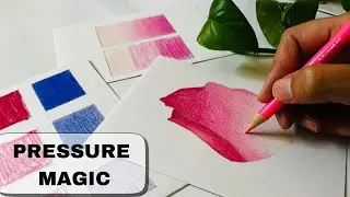 Colour Pencil Pressure Control Explained | Realistic Rose Petal Shading (Beginner Friendly) #art 