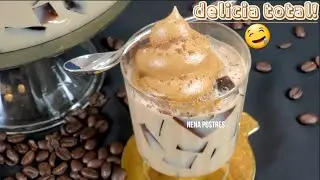 POSTRE DE CAFÉ FRIO UNA RICURA‼️☕😋 celebraciones  / cold coffee dessert 🤤