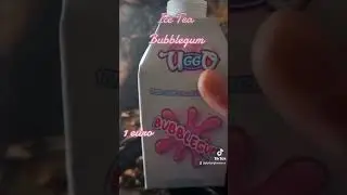 Bubble Gum Ice Tea van Dekamarkt #bubblegumicetea #proeven #bubblegum #icetea