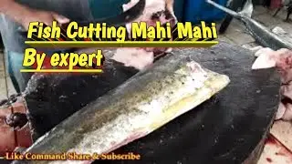Cutting Fish Mahi Mahi| Fish Cutting Skills Acehnese | Poenya Channel