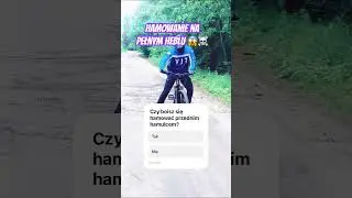 Hamowanie na pełnym heblu 😱☠️