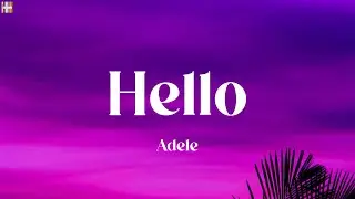 Adele - Hello (Lyrics) || Billie Eilish, Shawn Mendes, Coldplay (Playlist)
