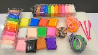Satisfying Super Air Clay Unboxing and Color Mixing | Creating New Colors #clay #mixing #satisfying 