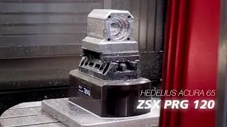 5-Axis CNC milling  | Hedelius Acura 65 and TRIAG INT. &laquo;ZSX&raquo; self centering vise