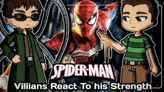 Spider-Man Villains React To Spider-Man's True Strength 🇧🇷🇺🇲 | WATCH AT 2X⏯️ | Gacha React