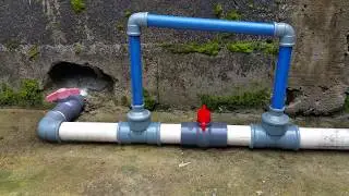 HOW TO BUILD A FISH POND WITH A STANDARD DISCHARGE AND OVERFLOW PIPE CONNECTIONS 2018