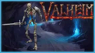 Valheim 4-я серия. ПОГРЕБАЛЬНЫЕ КОМНАТЫ! Плавильня. Бронза. Крафт. Рубка леса. Портал. Хороший лук.