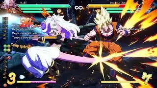 C-21 corner combo 3 meter + Gotenks assist + 2 skill gain 5453 damages