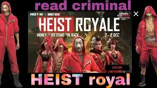 HEISTI ROYAL😱 [EVENTS IN RED CRIMINAL BUNDAL] 😱1 spin trick in red criminal  free giveaway 🤫😱