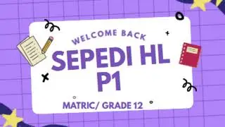 CONTINUATION: Sepedi HL P1 | Sepedi Paper 1 Exam Explained | Tlhahlobo Preparation