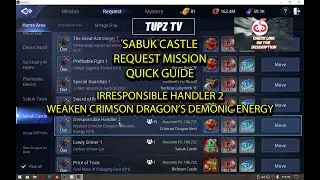 MIR 4 - WEAKEN CRIMSON DRAGON'S DEMONIC ENERGY | IRRESPONSIBLE HANDLER 2 | REQUEST MISSION GUIDE
