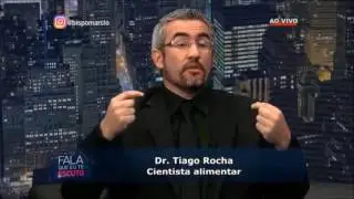 Palestrante Tiago Rocha   Conclus&atilde;o sobre Transg&ecirc;nicos, Frango e tipos de &oacute;leo.