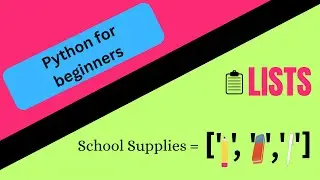 How to make Lists in python
