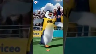 Penguin Plays Football Like a Pro &ndash; Funniest Match Ever!