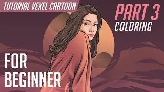 Tutorial Cartoon in Photoshop (Vector x Vexel) #Part 3 Coloring