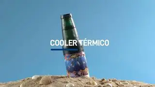Porta garrafa t&eacute;rmico para sublima&ccedil;&atilde;o - Beer Cooler LiVESUB