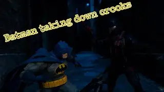 Batman takes down crooks #dccomics #batman #videos #stopmotion #animation #fight #animationfight 