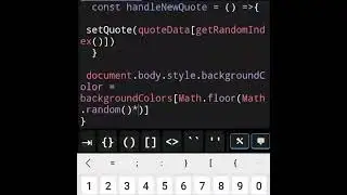 Random Quote Machine React in 30 seconds!  #shorts #react #reactjs