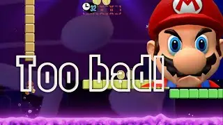 Mario Rage Quits His Own Game