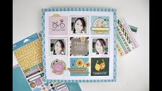 How to Scrapbook a Grid Design with Jillibean Soup