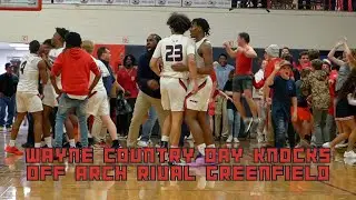 Wayne Country Day and Greenfield goes down to the wire! Kayleb Coles calls game at free throw line!