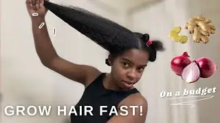 Hair Growth On A BUDGET | Testing The Onion and Ginger Juice Method Ep. 1