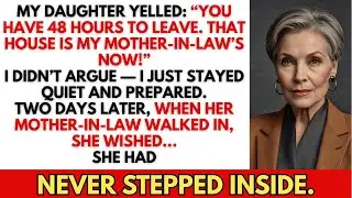 Моя дочь крикнула: «У тебя есть 48 часов, чтобы уехать. Дом теперь принадлежит моей свекрови». Дв...