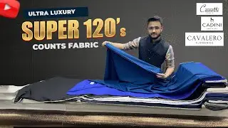 Super Luxurious 120&rsquo;s Counts Suiting Fabric | Canetti Italy, Cadini & Cavalero | Unbelievable Price 