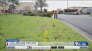 Texas Gas Service issues warning of safely digging in your home.