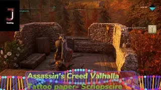 Assassins Creed Valhalla tattoo paper vestri wind scheme Scroposcire
