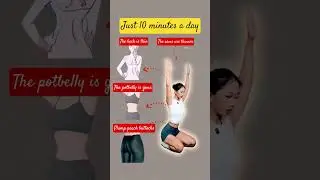One move to slim down your belly, 100 per day, strong core and firm thighs