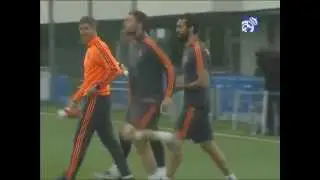 Real Madrid prepare for the Champions League final